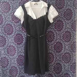 Torrid Size 3 Pinstripe Dress with Belt